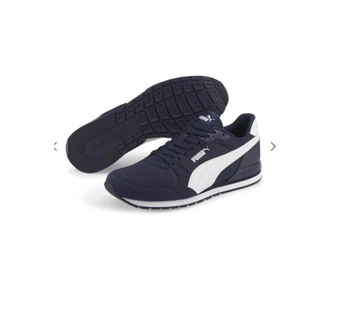 Pánské sportovní boty St Runner V3 Mesh M 384857 02 Tmavě modrá s bílou - Puma