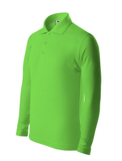 Pique Polo LS polokošile dětská apple green