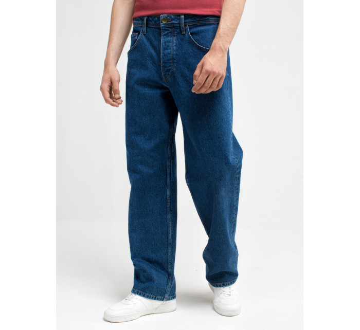 Big Star Volné kalhoty Denim 190058 Dark Denim-500