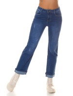 Sexy Highwaist Push up použitý vzhled flarred Jeans