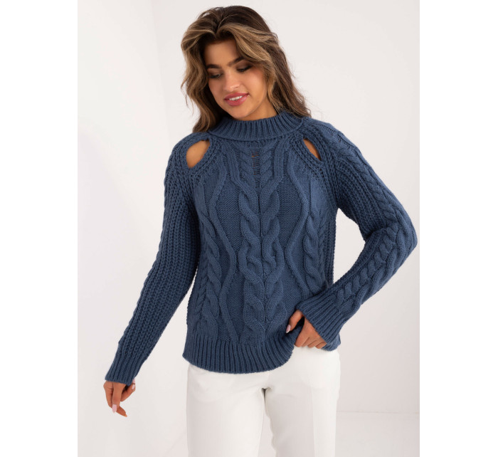 Sweter BA SW model 20280553 ciemny niebieski - FPrice