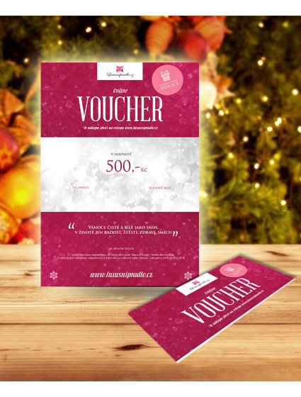 Elektronický dárkový voucher 500 Kč