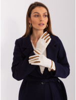 Světle béžové elegantní dámské rukavice