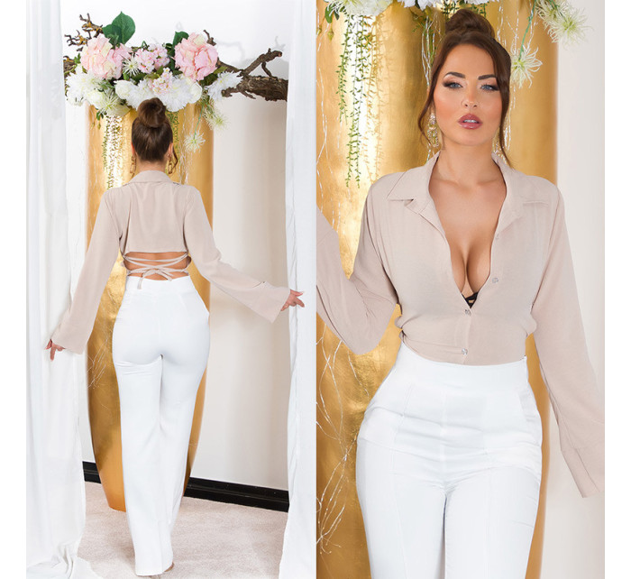 Sexy Koucla Blouse with open back model 19630483 lacing - Style fashion