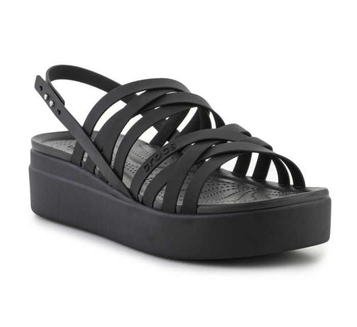 Sandály Crocs Brooklyn Strappy Lowwdg W 206751-001