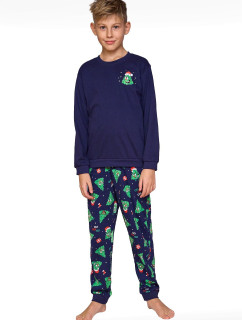 Piżama Young Boy model 20582393 Christmas Tree dł/r 134164 - Cornette