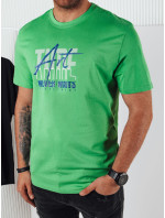 Pánské tričko s potiskem, zelené Dstreet RX5393