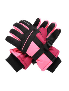 Dětské rukavice s membránou ptx gloves ALPINE PRO LORDO 2 neon knockout pink