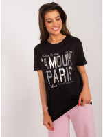 T shirt PM TS 4568.20 czarny