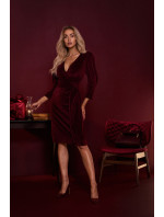 Made Of Emotion Dress M829 Maroon