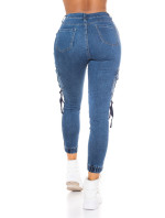 Trendy Highwaist Cargolook Jeans