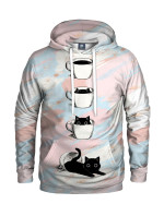 Aloha From Deer Black Catfee Hoodie H-K AFD658 Pink