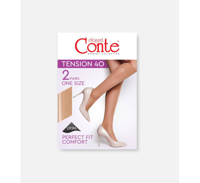 CONTE Ponožky Tension 40 (2 Пары) Nero