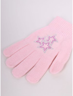 Yoclub Gloves RED-0216G-A250-002 Pink