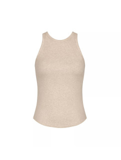 Dámské tílko GO Ribbed Tank Top - GRAY - béžové M013 - SLOGGI