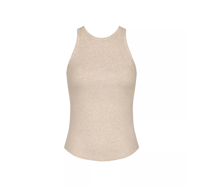 Dámské tílko GO Ribbed Tank Top - GRAY - béžové M013 - SLOGGI