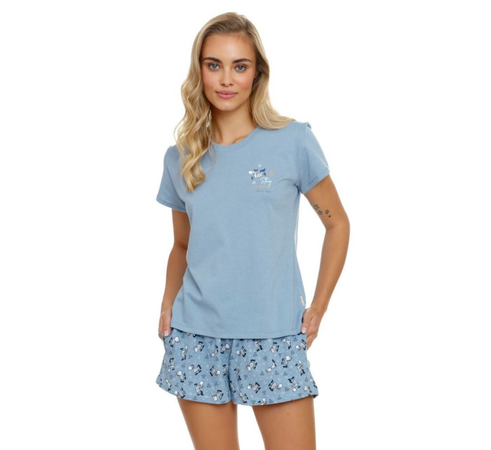 Dámské pyžamo  světle modré model 18366072 - DN Nightwear