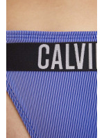 Dámské plavkové kalhotky KW0KW02612 C86 modré - Calvin Klein