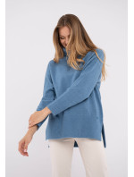 Volcano Sweater S-Hebe Blue Melange