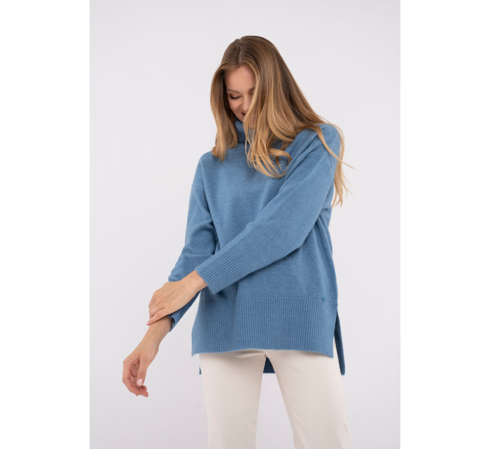 Volcano Sweater S-Hebe Blue Melange