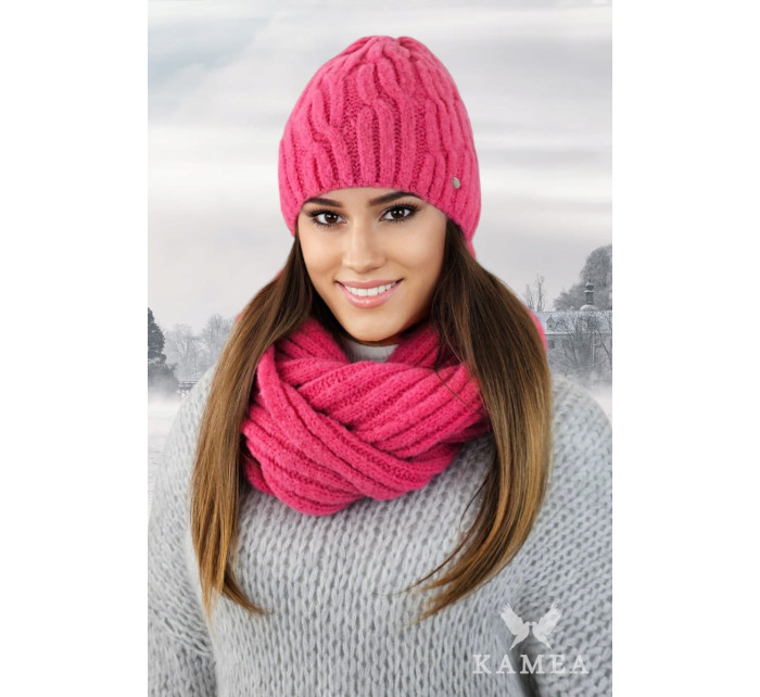 Hat&Scarf model 19138819 Fuchsie - Kamea