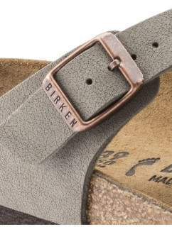 Pánské šedé žabky Gizeh  Stone regular  dámské model 20701351 - Birkenstock