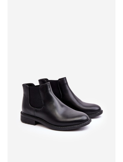 Pánské Chelsea Boots Low Black Dymidi