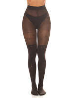 Sexy Tights "Hearts" in Overknee-Look