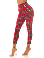 Sexy Koucla checkered Highwaist Pants