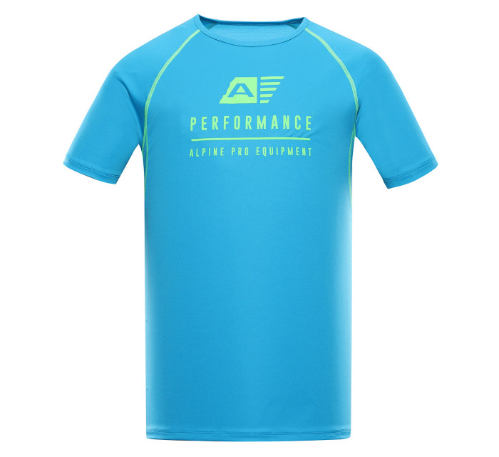 Pánské funkční triko s cool-dry ALPINE PRO PANTHER neon atomic blue