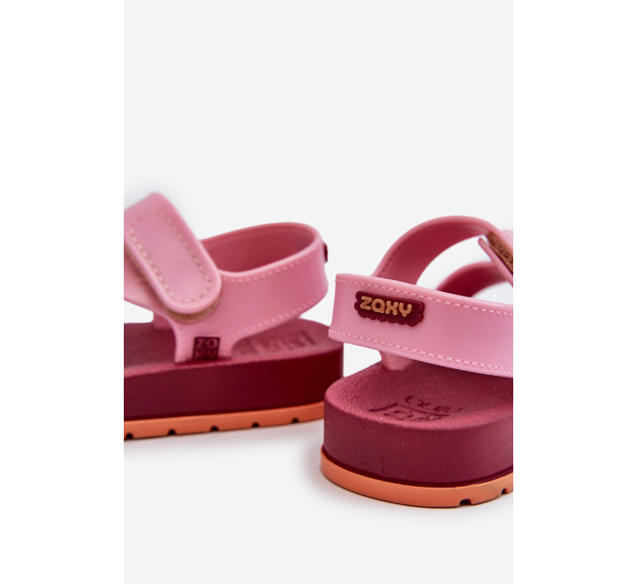 Dětské sandály na suchý zip Scented ZAXY Pink