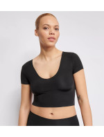 Dámský top ZERO Feel 2.0 Crop Top - BLACK - černý 0004 - SLOGGI