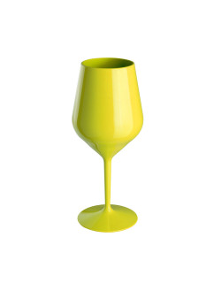 Žlutá nerozbitná sklenice na víno 470 ml model 20216700 - Giftela