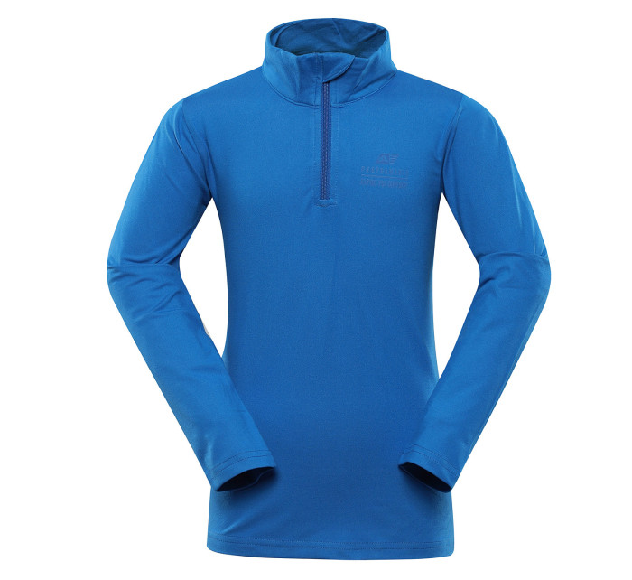 Dětské rychleschnoucí triko ALPINE PRO STANSO electric blue lemonade