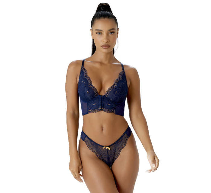 Gossard 7718 kolor:midnight blue/gold