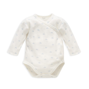 Pinokio Lovely Day Babyblue Wrapped Body LS Ecru