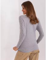 Sweter AT SW  szary model 18987548 - FPrice