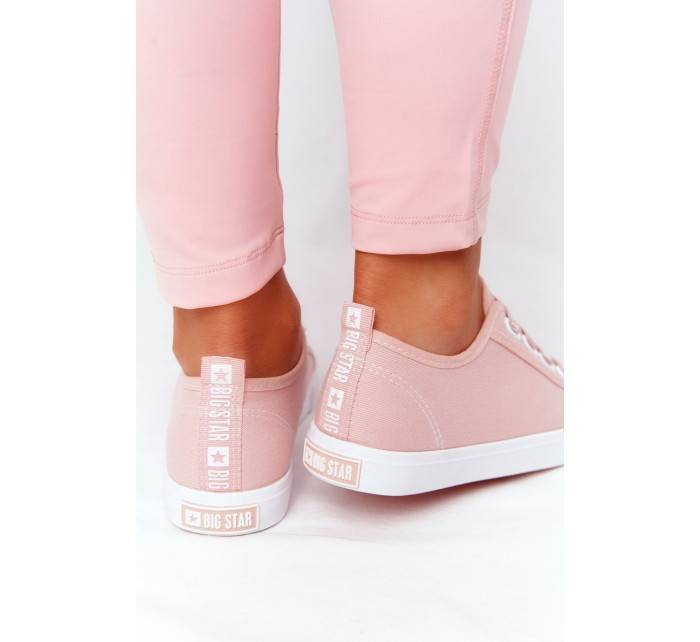 Women's Sneakers With Drawstring BIG STAR  Pink