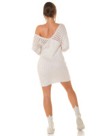 Sexy Oversized longsleeve knit dress