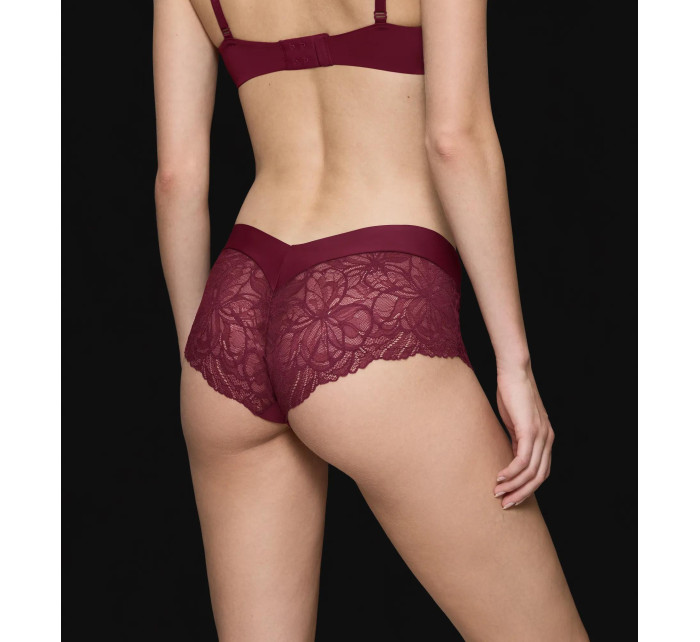 Body Make-Up Illusion Lace Shorty - RED - TRIUMPH RED - TRIUMPH