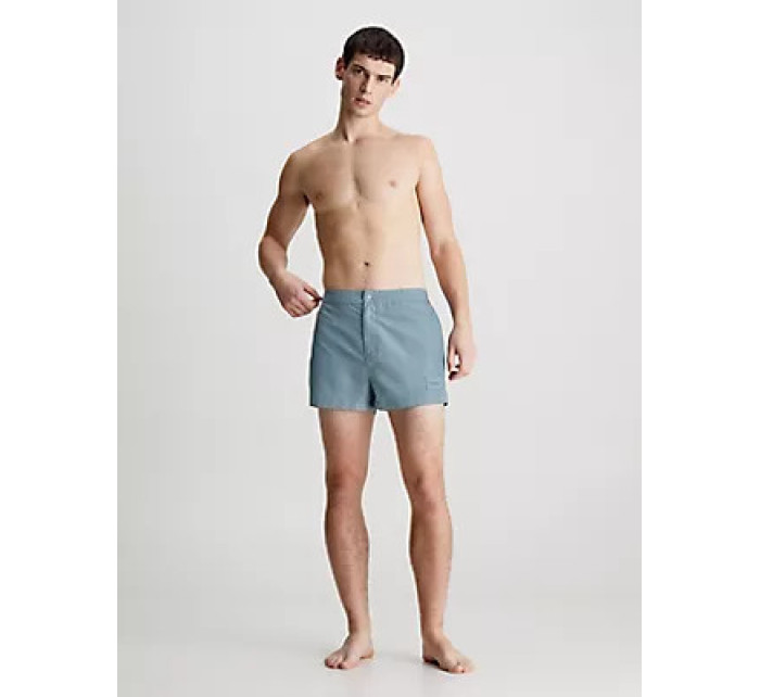 Pánské plavky Tkaný spodní díl SHORT DRAWSTRING KM0KM00946C7Y - Calvin Klein