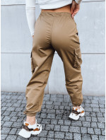 MIRI camel dámské padákové kalhoty Dstreet UY1680
