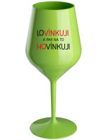 A NA TO  zelená nerozbitná sklenice na víno 470 ml model 20648419 - Giftela