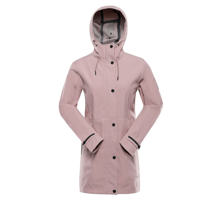 Dámský kabát s membránou ptx ALPINE PRO SETIJA pale mauve