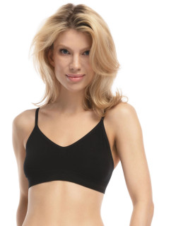 Dámský sportovní top Bamboo Bralette black - JULIMEX