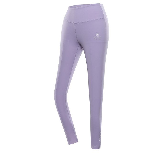 Dámské rychleschnoucí legíny ALPINE PRO LENCA pastel lilac