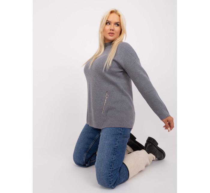 Sweter PM SW model 18949192 ciemny szary - FPrice