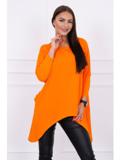 Halenka oversize oranžová