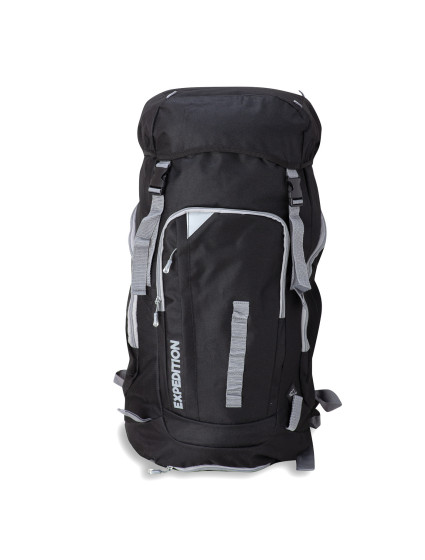 Turistický batoh Semiline s pláštěnkou A3046-1 Black/Grey