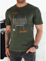 Pánské tričko s potiskem, zelené Dstreet RX5456